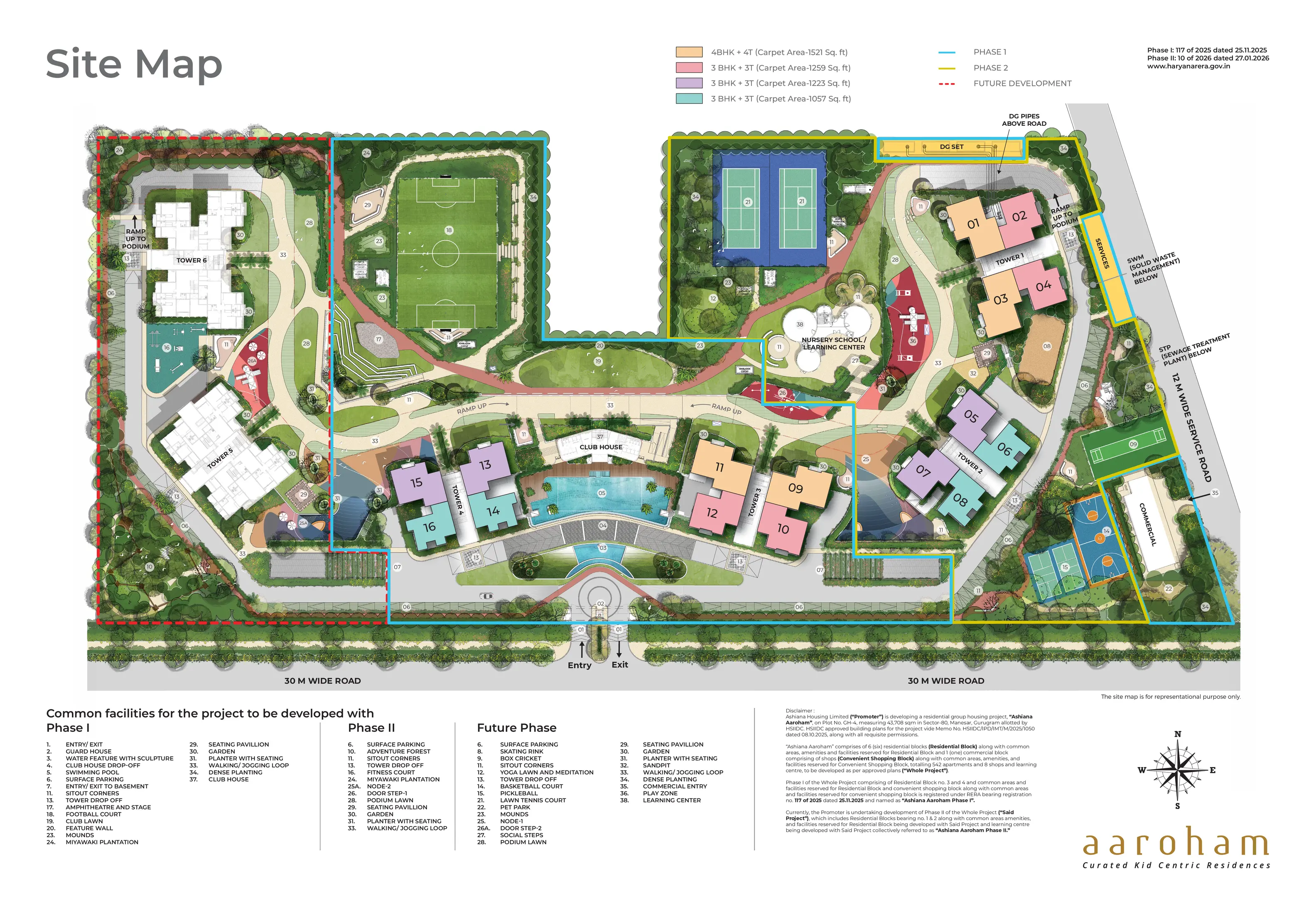 Ashiana Oma Site Layout