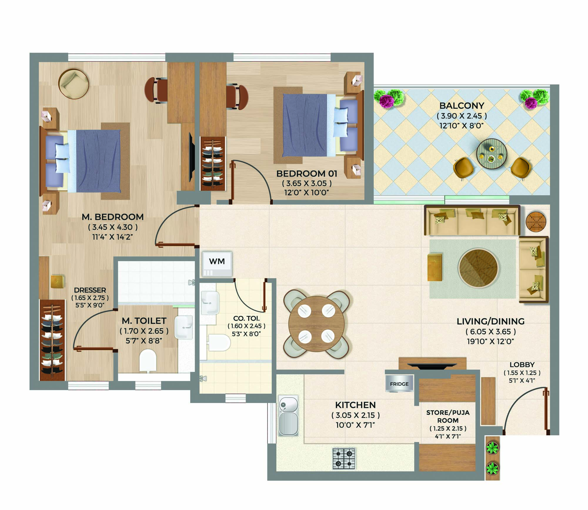 2 BHK