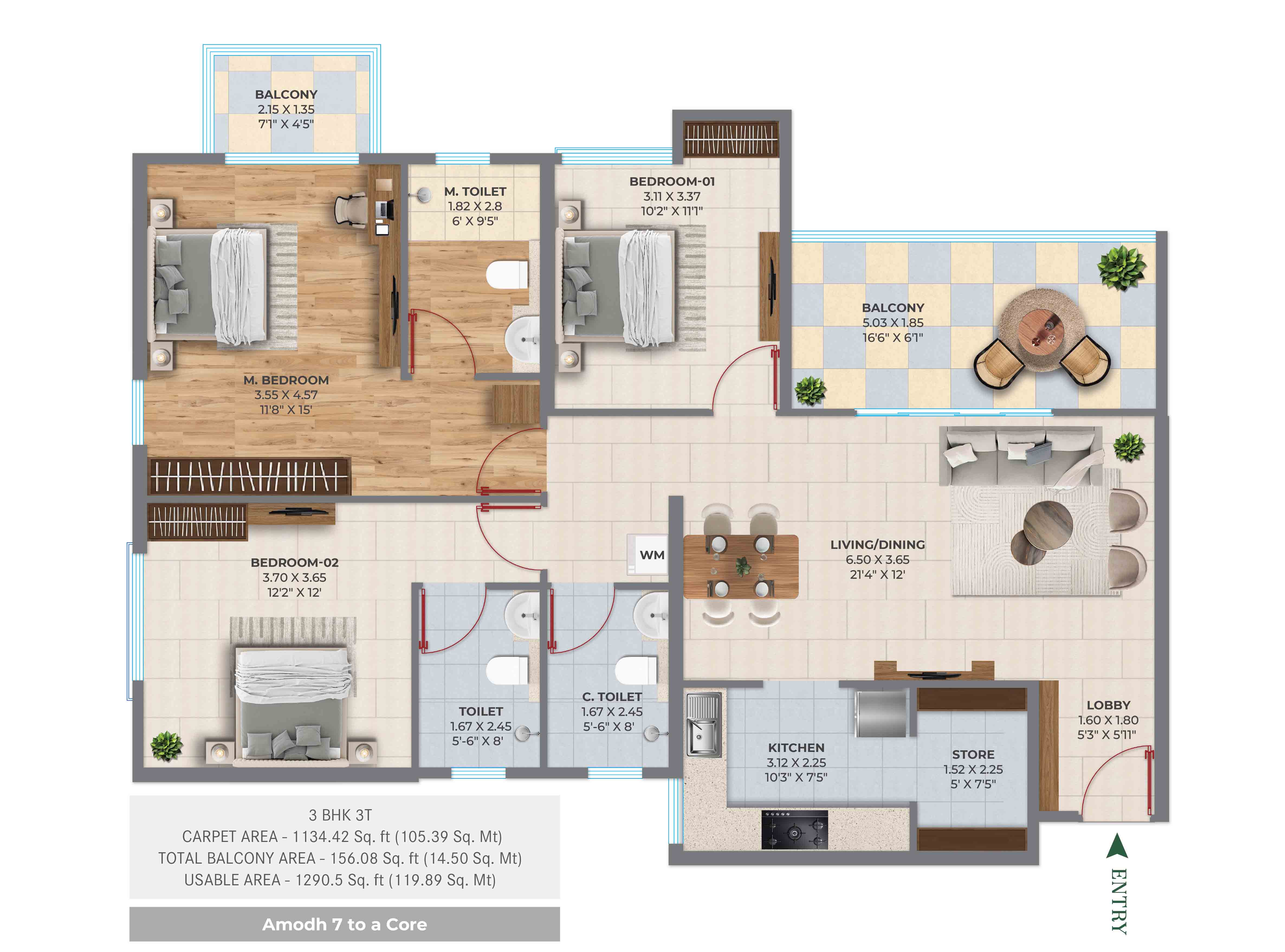 3 BHK