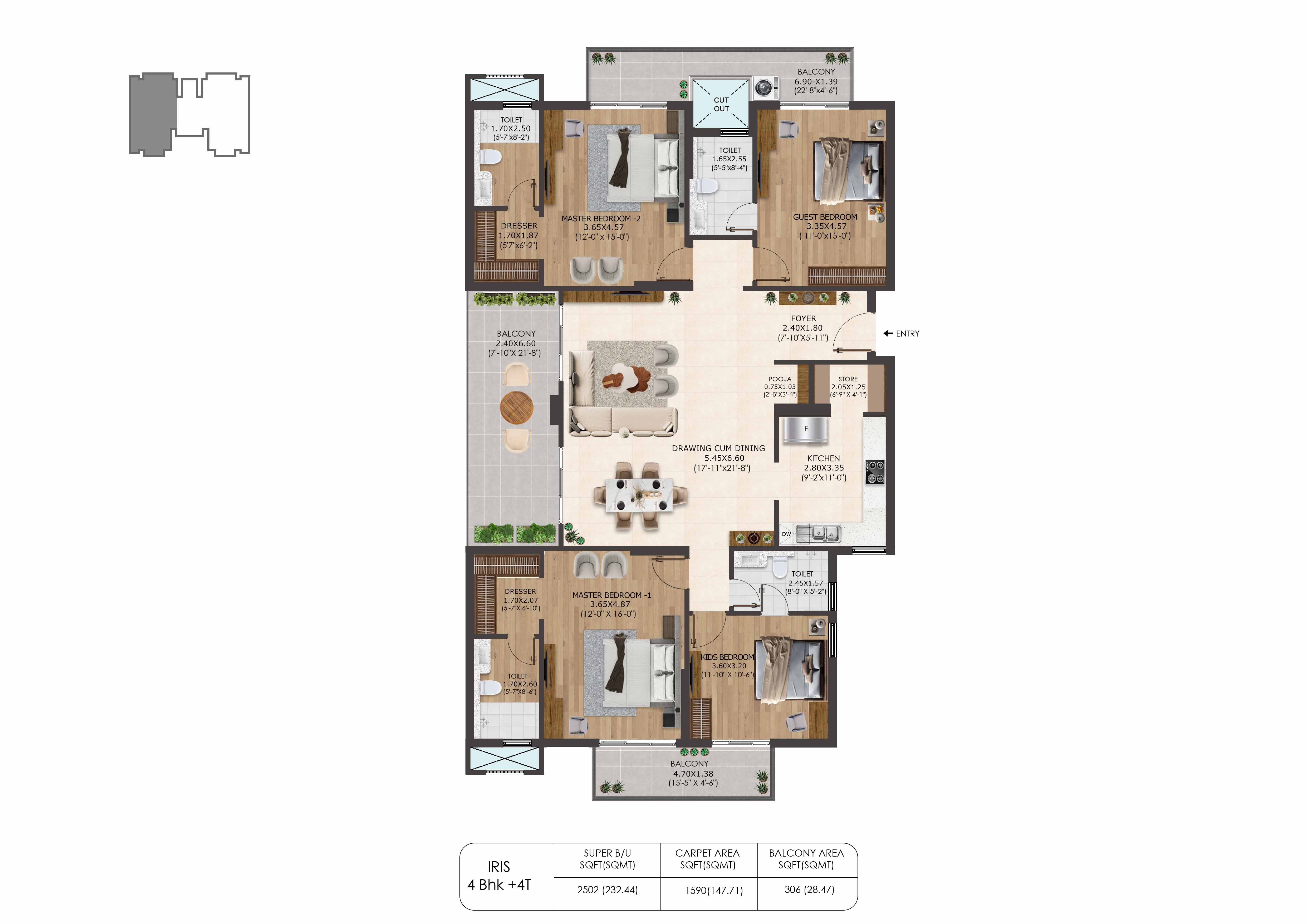 4 BHK